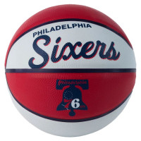 Wilson Team Retro Philadelphia 76ers Mini Ball WTB3200XBPHI (3)