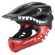 Rockbros TT-32006 Shark Children's Bike Helmet with Detachable Jaw Size S (48-52) - Black