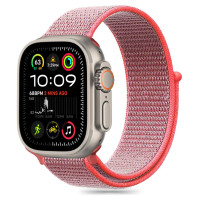Tech-Protect Nylon Strap for Apple Watch 6 / 7 / 8 / 9 / 10 / SE (40 / 41 / 42 MM) - Pink