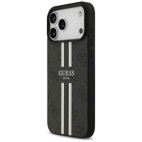 Guess 4G Printed Stripes MagSafe case for iPhone 17 Pro Max - black
