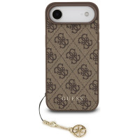 Guess 4G Charms Collection MagSafe case for iPhone Air - brown