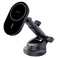 Tech-Protect mm15W-V6 Magnetic MagSafe Car Holder for Cockpit/Windshield/Air Vent - Black