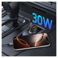 Tech-Protect CC03 30W 2-Port USB-A / USB-C Car Charger - Black