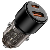 Tech-Protect CC03 95W 2-Port USB-A / USB-C Car Charger - Black