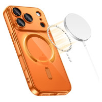 Tech-Protect MagFlex MagSafe Case for iPhone 17 Pro - Transparent Orange