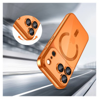 Tech-Protect MagFlex MagSafe Case for iPhone 17 Pro - Transparent Orange