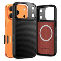 Tech-Protect Kevlar Aramid MagSafe case for iPhone 17 Pro Max - black