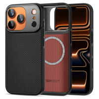 Tech-Protect Kevlar Aramid MagSafe case for iPhone 17 Pro Max - black