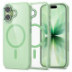 Tech-Protect MagMat MagSafe Case for iPhone 17 - Transparent Green