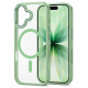 Tech-Protect MagMat MagSafe Case for iPhone 17 - Transparent Green