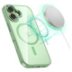 Tech-Protect MagMat MagSafe Case for iPhone 17 - Transparent Green