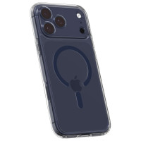 Spigen Ultra Hybrid MagSafe Case for iPhone 17 Pro Max - Clear Navy Blue