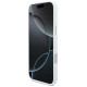 BMW M Silicon Horizontal Line MagSafe Case for iPhone 17 Pro Max - White