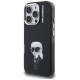 Karl Lagerfeld IML Aquarelle Karl & Logo MagSafe Case for iPhone 16 Pro - Black
