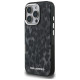 Karl Lagerfeld IML Leopard Pattern MagSafe Case for iPhone 16 Pro - Black