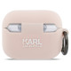 Karl Lagerfeld Silicone Chaupette Head 3D Case for AirPods Pro 3 - Pink
