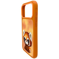 Nimmy Big Eyed Pet 2.0 Raccoon case for iPhone 17 Pro - orange