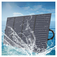 Choetech SC010 solar tourist charger, foldable, 160W - black