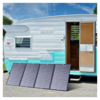 Choetech SC010 solar tourist charger, foldable, 160W - black