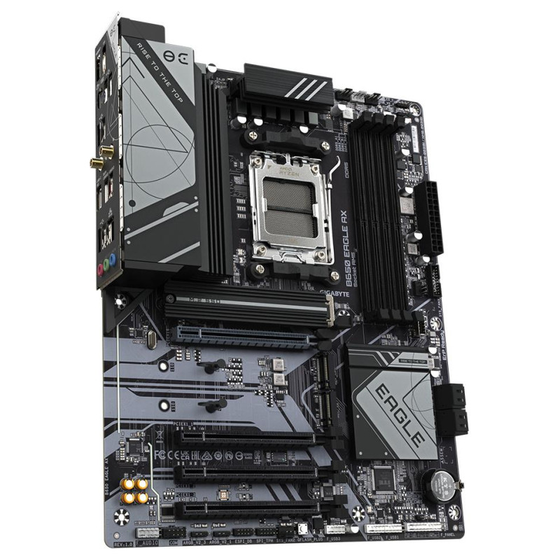 Gigabyte Mainboard|GIGABYTE|AMD B650|Socket AM5|ATX|RAM DDR5-SDRAM|4xSlots|Wi-Fi Yes|Bluetooth Yes|3xNumber of M.2 (M) slots|B650EAGLEAX1.2