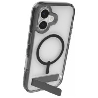 Zagg Santa Cruz Snap KS MagSafe Case with Stand for iPhone 17 - Clear and Black