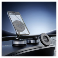 Dudao F24PRO MagSafe Compatible Car Holder with Suction Cup for Windshield or Dashboard - Black