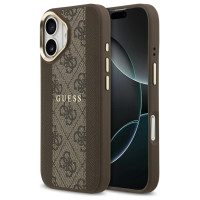 Guess 4G Stripe MagSafe case for iPhone 17 - brown