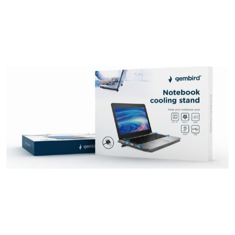 Gembird NB ACC COOLING STAND LED/COMPACT NBS-1F15-04 GEMBIRD
