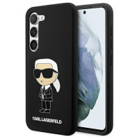 Karl Lagerfeld KLHCS23SSNIKBCK S23 S911 hardcase black/black Silicone Ikonik