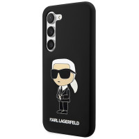 Karl Lagerfeld KLHCS23SSNIKBCK S23 S911 hardcase black/black Silicone Ikonik