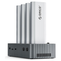 Orico IT48N-C 4-Disk Docking Station with M.2 NVME Clone Function - Gray
