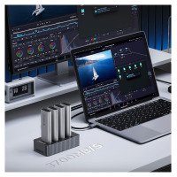 Orico IT48N-C 4-Disk Docking Station with M.2 NVME Clone Function - Gray