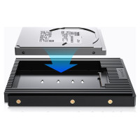 Orico D2SS-6G Drive Adapter 2.5" to 3.5" Converter - Black