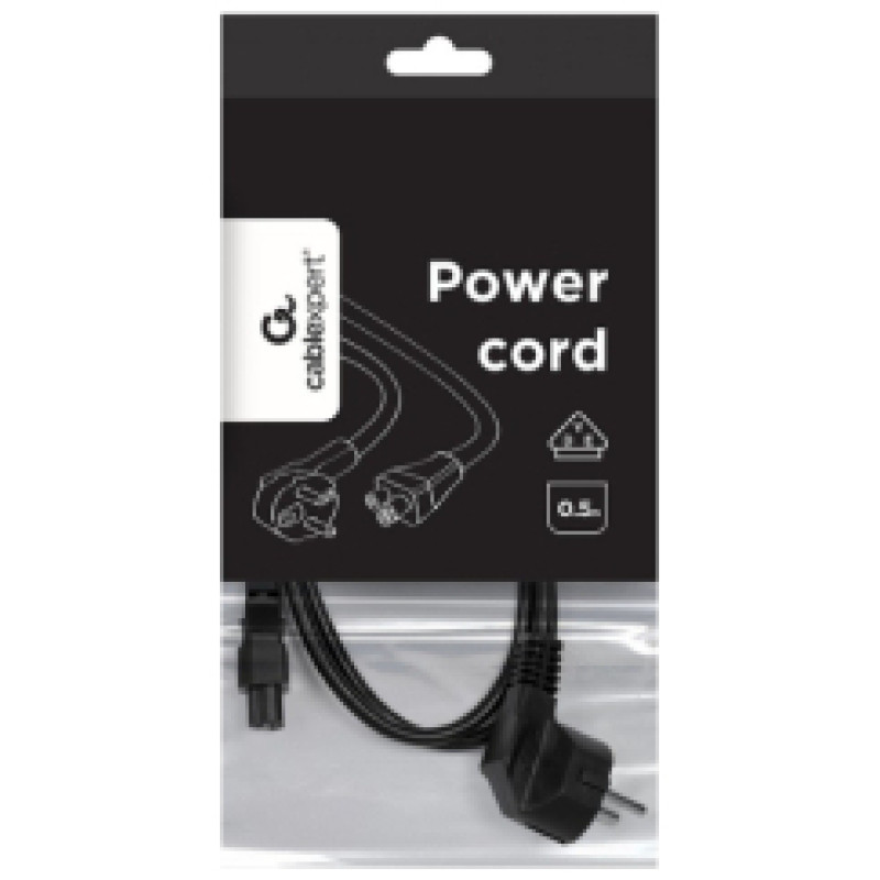 Gembird Kabelis Gembird Power cord (C5) 0.5m