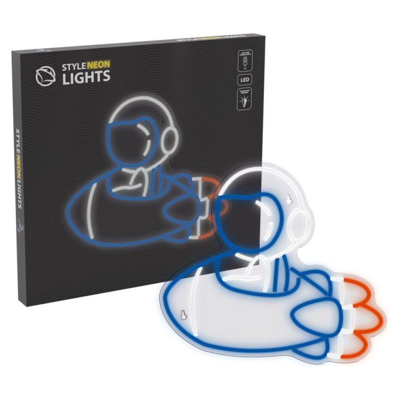 Manta SNL90MT Style Neon Lights ASTRONAUT ON RAKETA