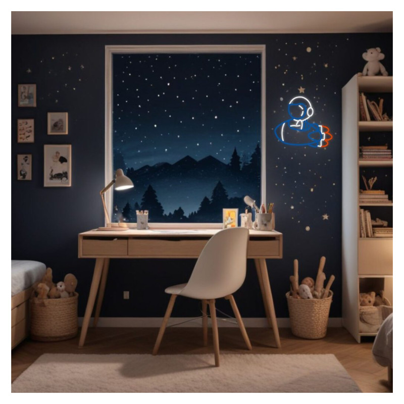 Manta SNL90MT Style Neon Lights ASTRONAUT ON RAKETA