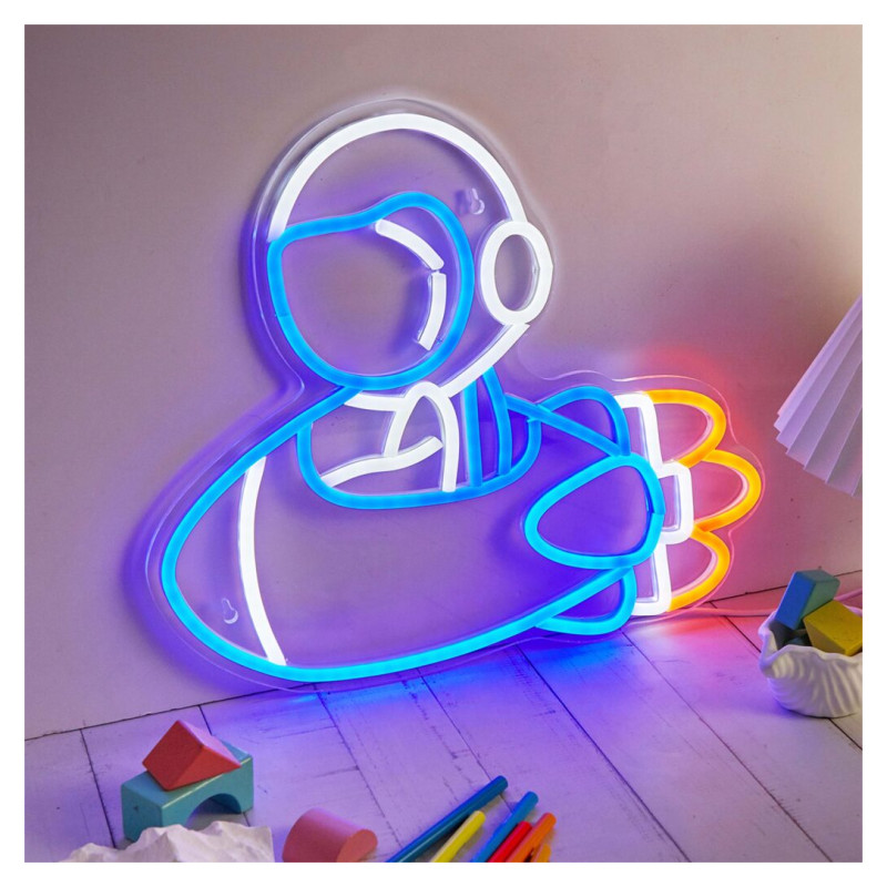 Manta SNL90MT Style Neon Lights ASTRONAUT ON RAKETA