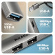 Axagon I/O HUB USB3.2 4PORT/0.12M HUE-STA AXAGON