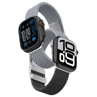 Amazingthing Set of 2 AmazingThing Blend Band for Apple Watch 45/46/49mm - Grey-Black/Grey