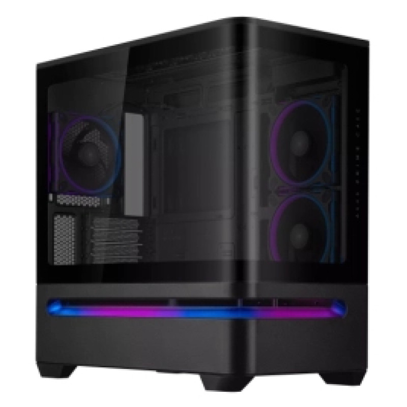 Asus Korpuss Asus Prime AP202 black mATX Black RGB