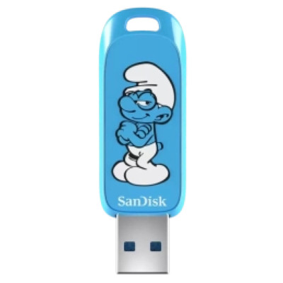 Sandisk Zibatmiņa Sandisk Smurfs 256GB Brainy Smurf Edition