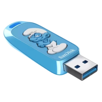 Sandisk Zibatmiņa Sandisk Smurfs 256GB Brainy Smurf Edition