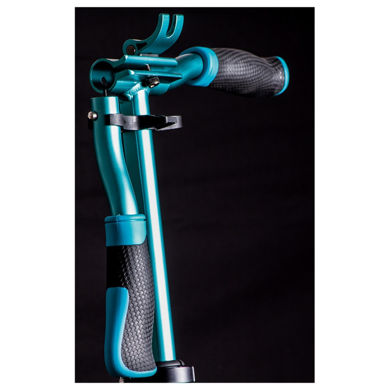 Six Degrees Scooter skrejritenis 230 mm un 215 mm, tirkīza - AU 514