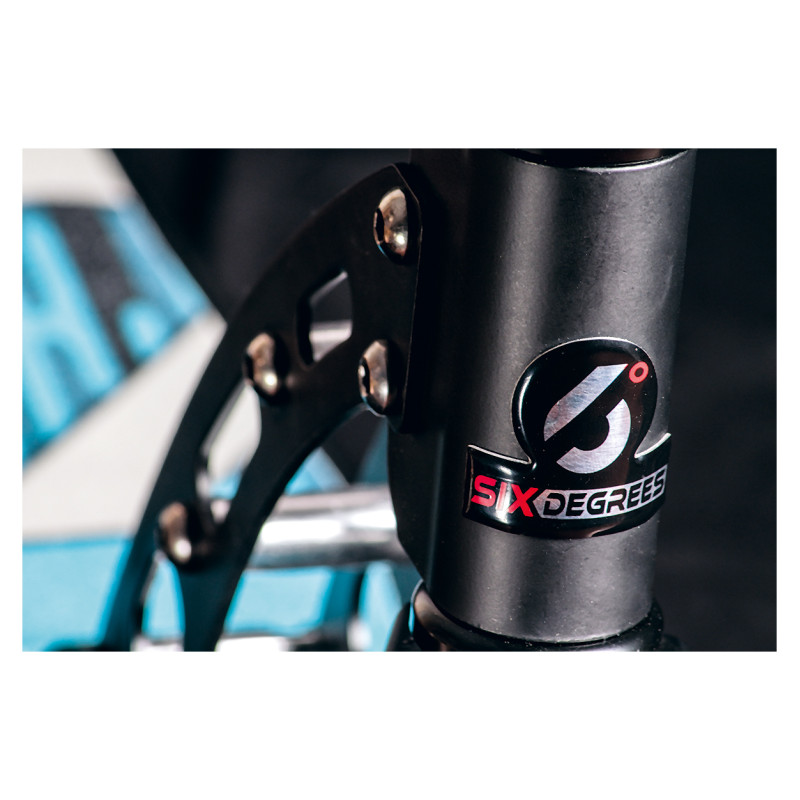 Six Degrees Scooter skrejritenis 230 mm un 215 mm, tirkīza - AU 514