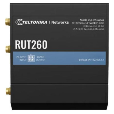 Teltonika Wireless Router|TELTONIKA|Wireless Router|4G|RUT260000000