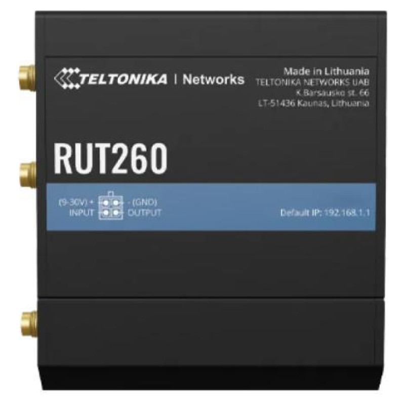 Teltonika Wireless Router|TELTONIKA|Wireless Router|4G|RUT260000000
