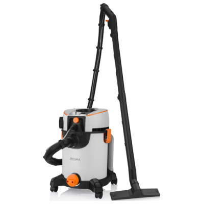 Zeegma ZE-ZONDER WASH GREY Rūpnieciskais putekļu sūcējs sausai un mitrai tīrī&scaron;anai 1400W