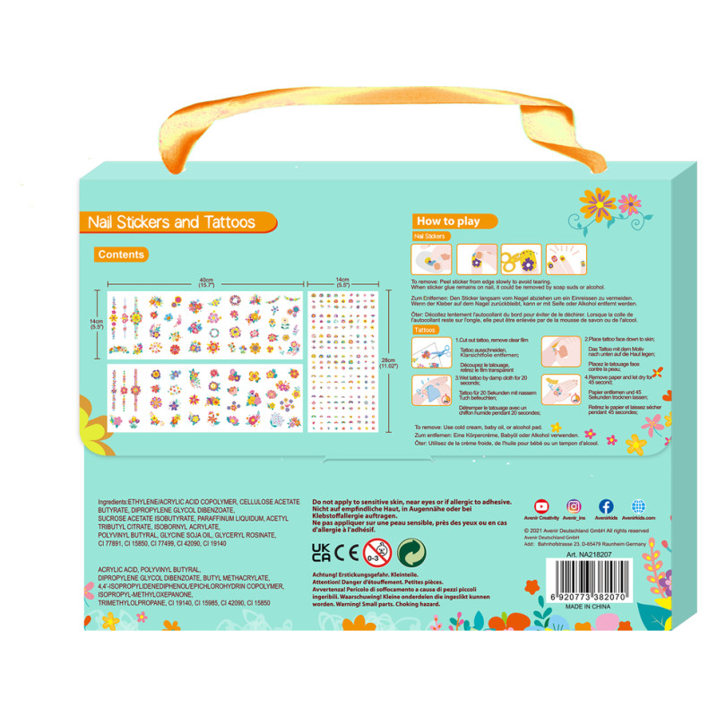 Avenir 260+ nagu uzlīmes un tetovējumi - Zieds