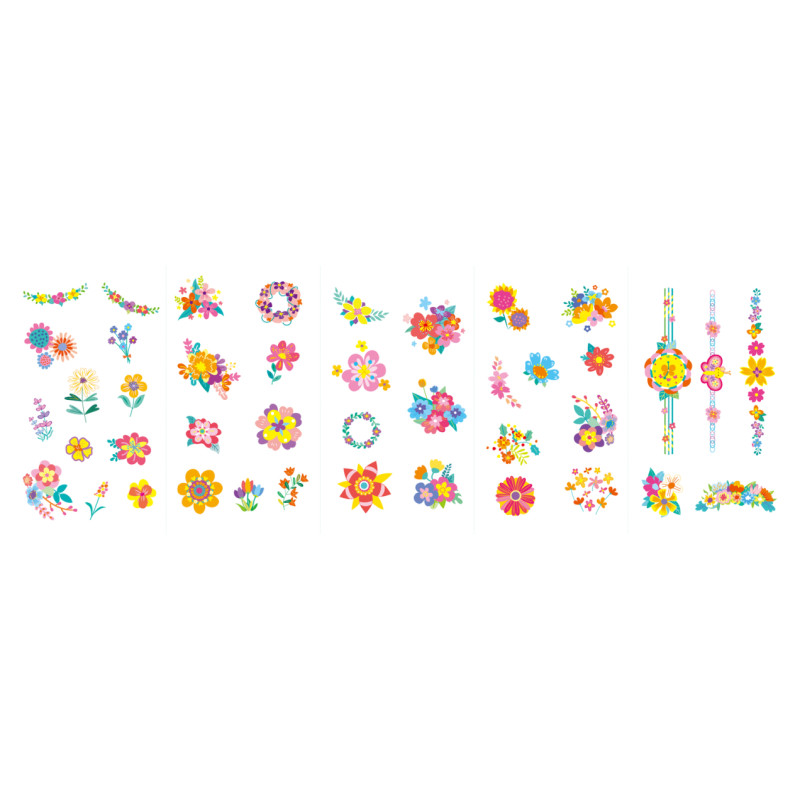 Avenir 260+ nagu uzlīmes un tetovējumi - Zieds