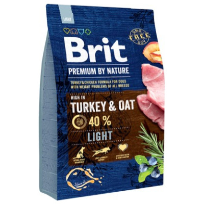 Brit PREMIUM By Natur Light 3 kg barība suņiem